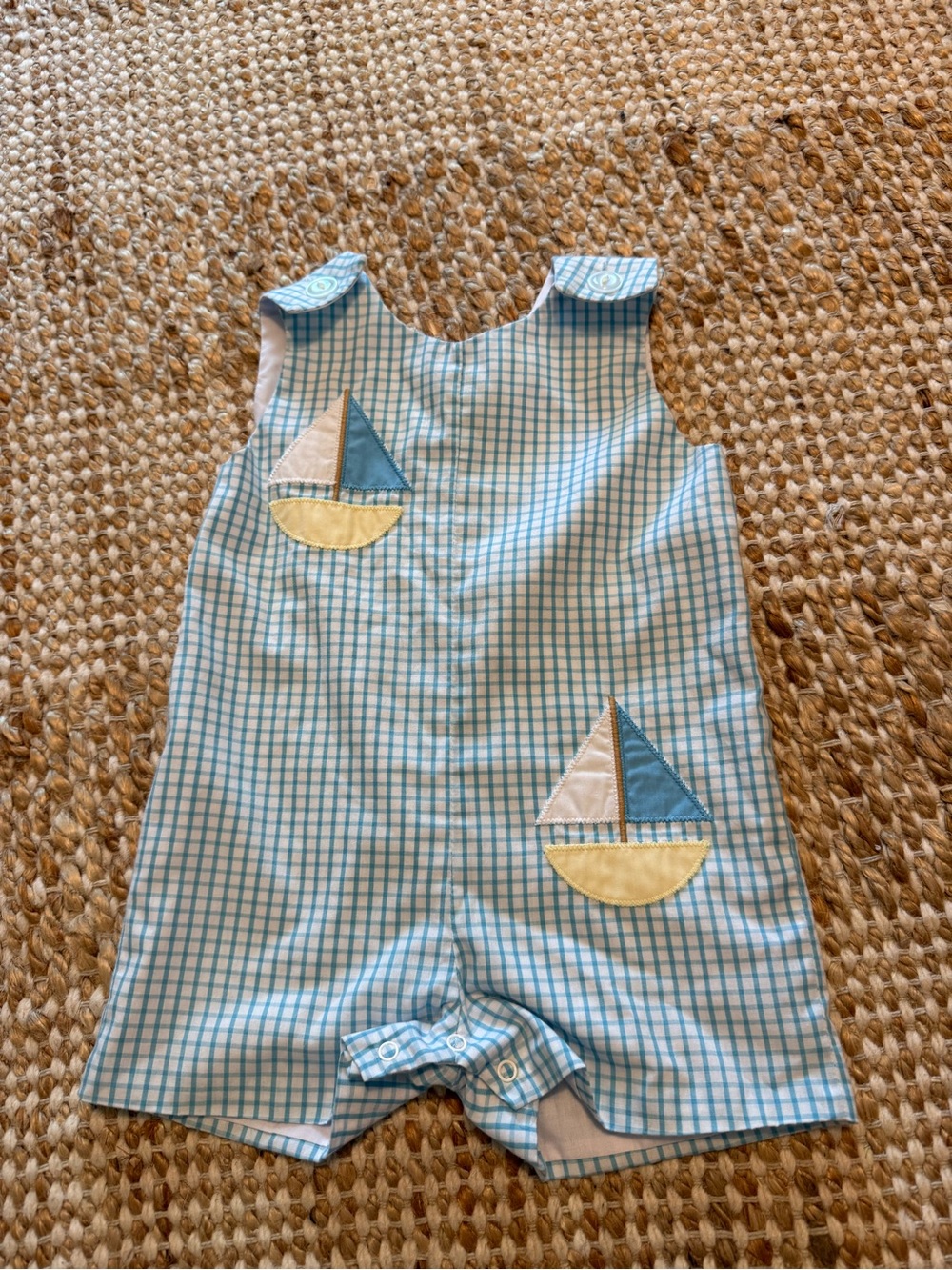 The Beaufort Bonnet Company - Plaid John John - 18 - 24 mo